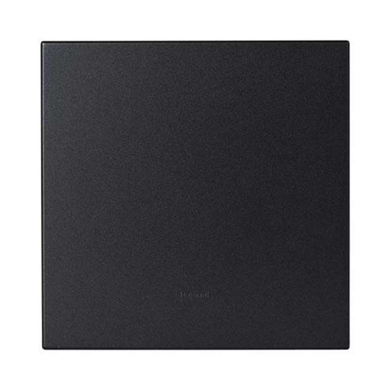 Legrand Arteor Cover Plate Blank 4 x 4 - Graphite