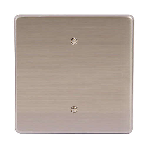 Lesco Stainless Steel Cover Plate Blank 4 x 4