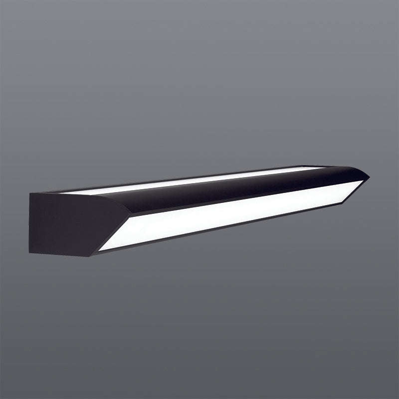 Spazio Cosmic Aluminium 25W 3750lm Warm White Linear Wall Fitting