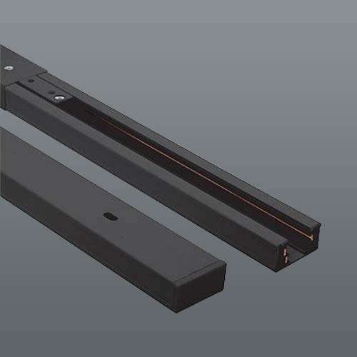 Spazio 3 Wire Slim Track 2m - Black