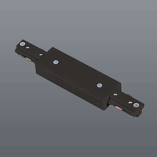 Spazio 3 Wire Slim Track Central Feed - Black