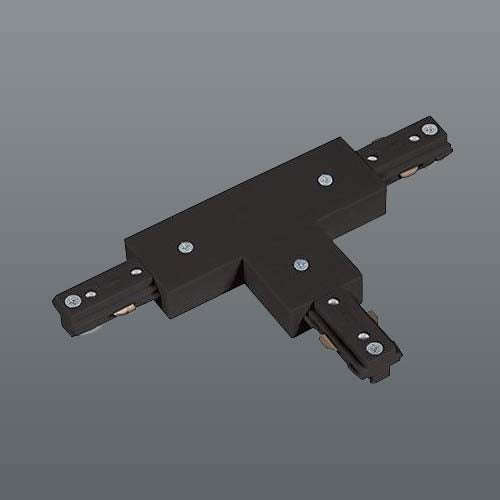 Spazio 3 Wire Slim Track T-Joint Black