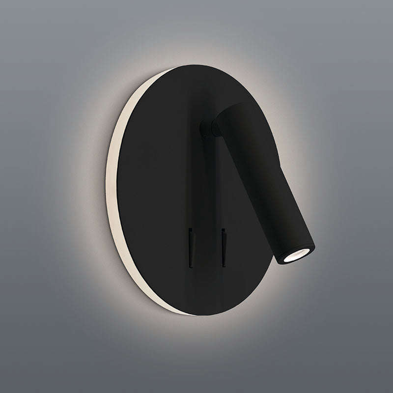 Spazio Spin Round Metal 3W 220lm Warm White Reading fitting