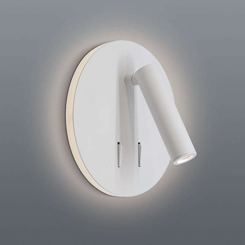 Spazio Spin Round Metal 3W 220lm Warm White Reading fitting