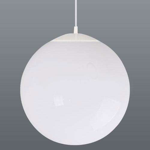 Spazio Medium 60W Palla Bianca Pendant - White