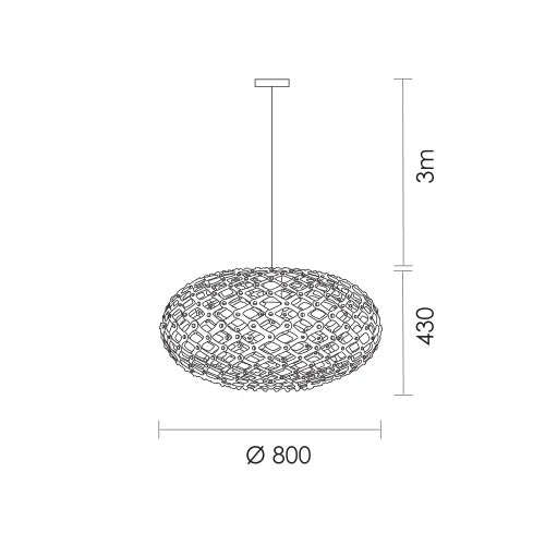 Spazio Poppy Pendant - Plywood