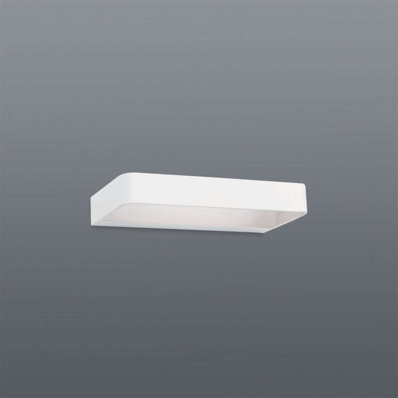 Spazio Mila Medium Aluminium 6W 650lm Warm White Wall Light