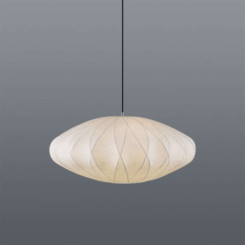 Spazio Silk 1 60W Pendant - Pearl