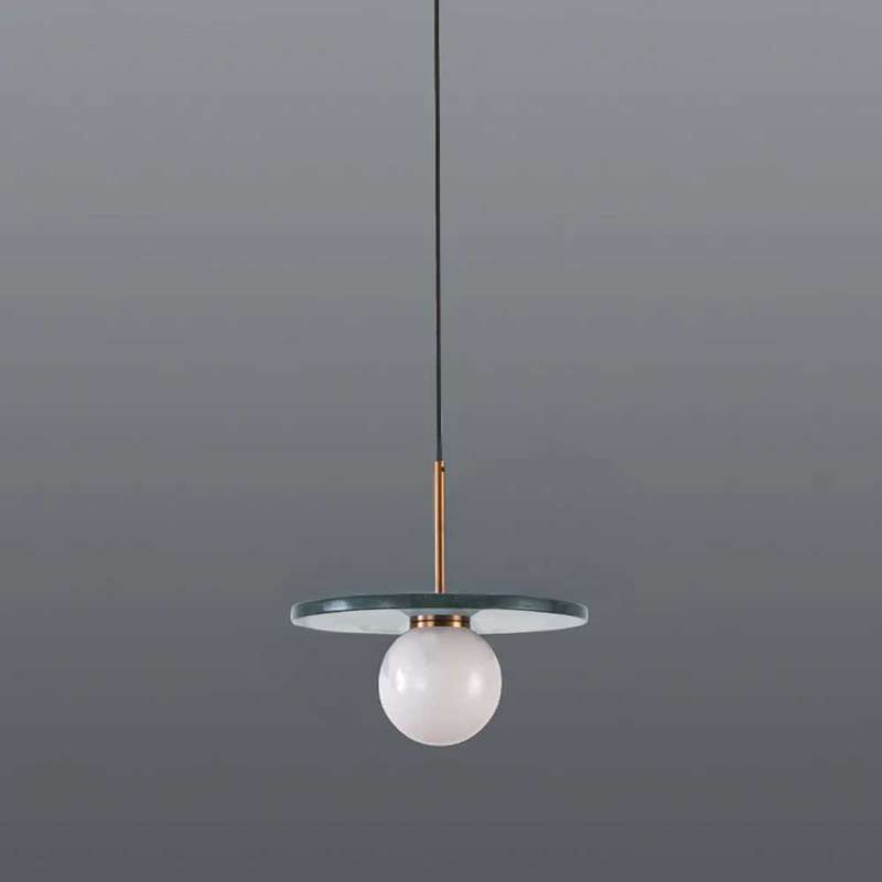 Spazio Pascal Pendant - Green Marble