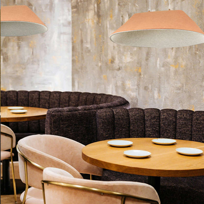 Spazio Akira Round Dimmable LED Pendant 8W 800lm 3000K