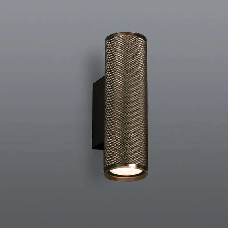 Spazio Boston 2 Up and Down Wall Light - Annealed Bronze
