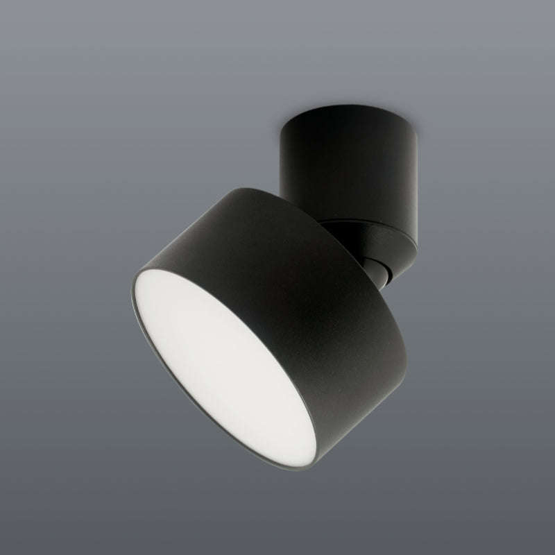 Spazio Medium 12W 1050lm Warm White Time and Again Ceiling light - Black
