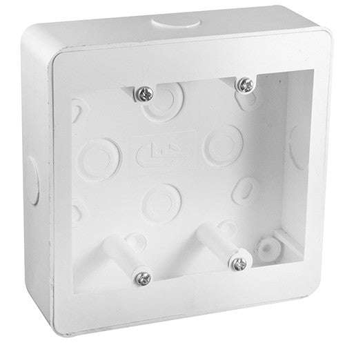 Crabtree CMS Extension Box 4 x 4 - With Knock Outs
