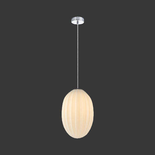 K. Light Marilyn Small Glass Pendant - Opal / White