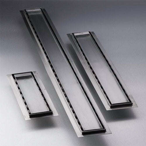 GIO Shower Channel Tile Grid 860mm - Chrome