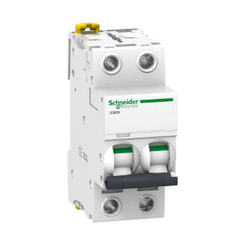 Schneider Acti 9 iC60N DIN Mini Circuit Breaker B-Curve 2P