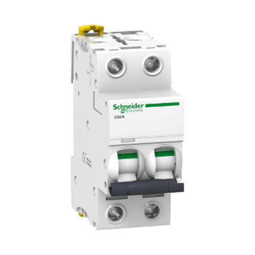 Schneider Electric Acti 9 iC60N DIN Mini Circuit Breaker C-Curve 2P