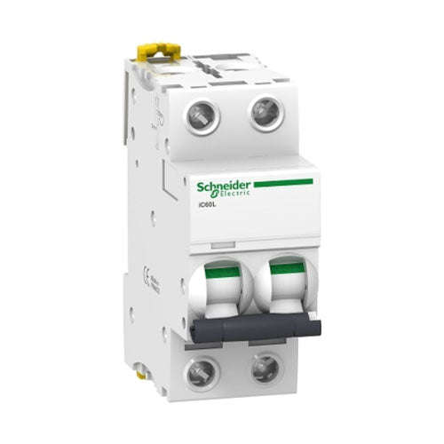 Schneider Electric Acti 9 iC60L DIN Mini Circuit Breaker C-Curve 2P