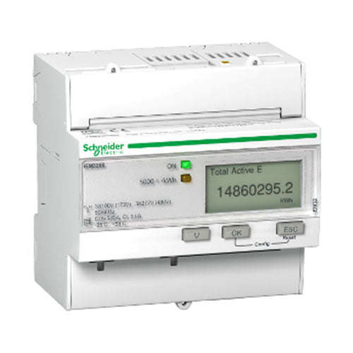 Schneider Electric Acti 9 iEM3200 Rail Mount Energy Meter 63A TC