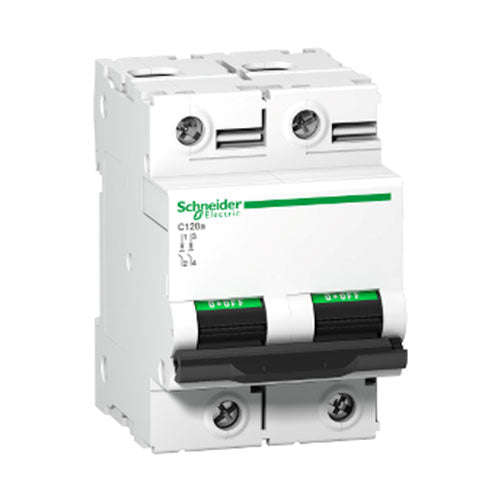 Schneider Electric Acti 9 C120a DIN Mini Circuit Breaker C-Curve 2P