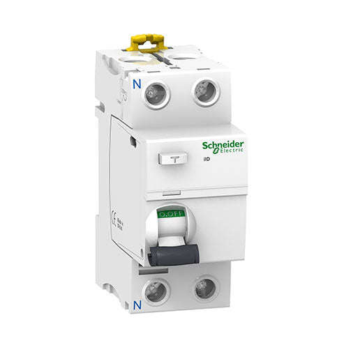 Schneider Acti 9 ilD Residual Current Circuit Breaker 2P 63A 30mA