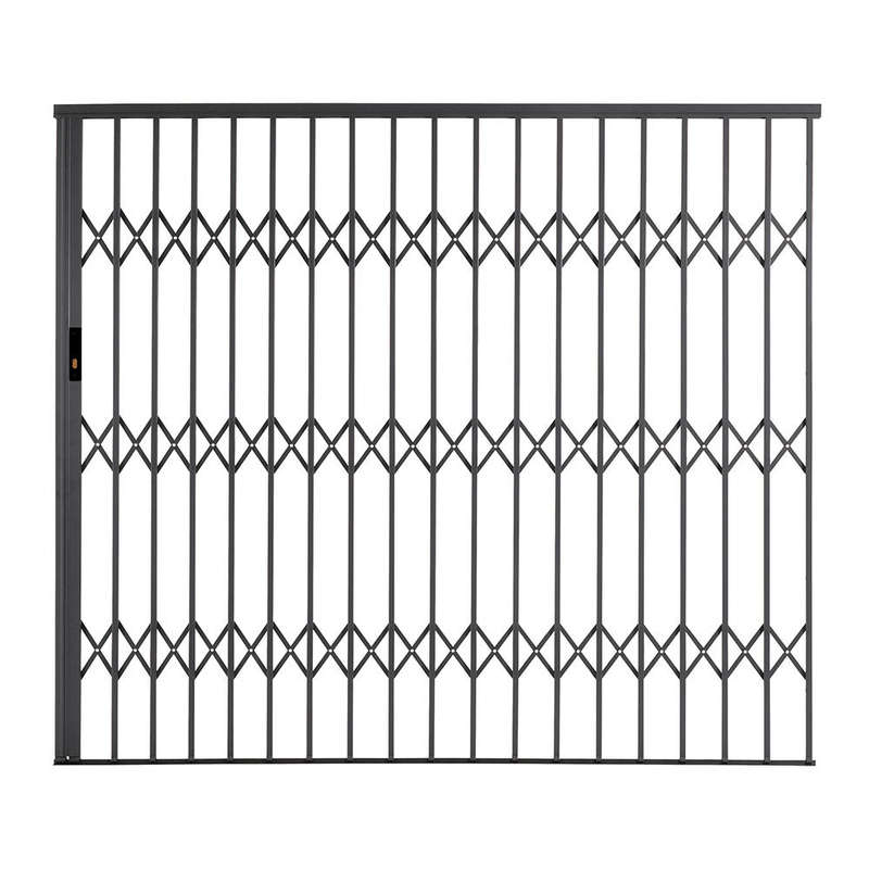Xpanda Alu-Glide Security Gate 2200mm - Charcoal