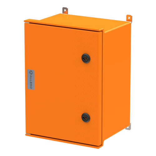 Allbro Allbrox 6 Enclosure with SMC Device Plate 600 x 400 x 200mm - Orange