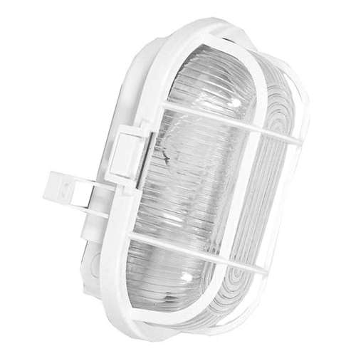 Bright Star Oval Grid PVC Bulkhead with Clear Glass