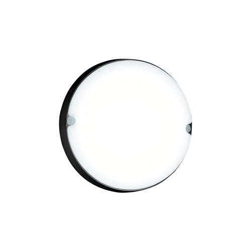 Bright Star Round LED PP Bulkhead 9W 630lm 3000K - Black