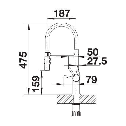 BLANCO Catris-S Sink Mixer