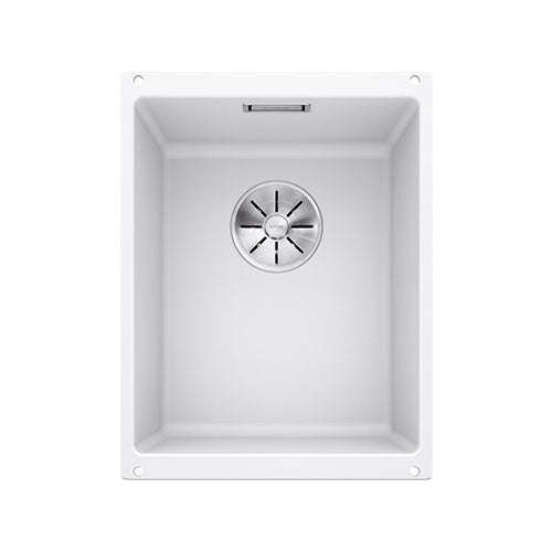 BLANCO SubLine 320-U Silgranit Single Bowl Undermount Sink - White