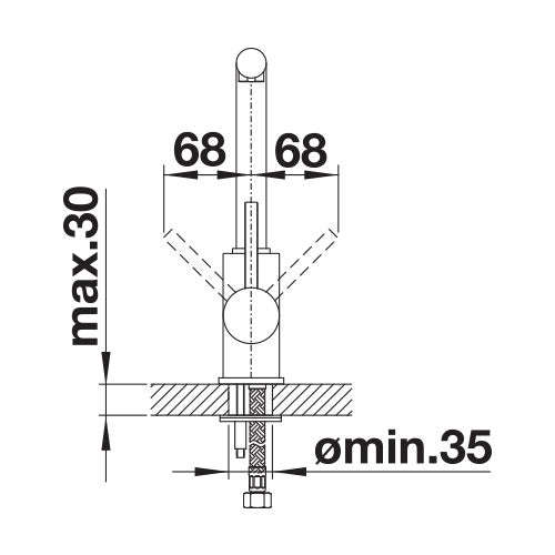 BLANCO Mila Sink Mixer
