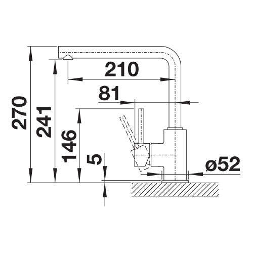 BLANCO Mila Sink Mixer
