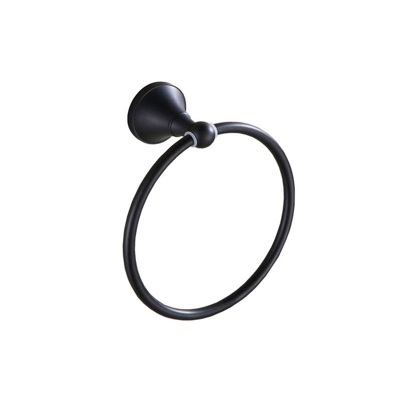 Trendy Taps Sombre Round Towel Ring