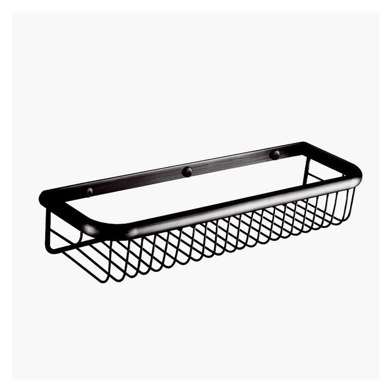 Trendy Taps Side Shower Shelf Blackened Brass