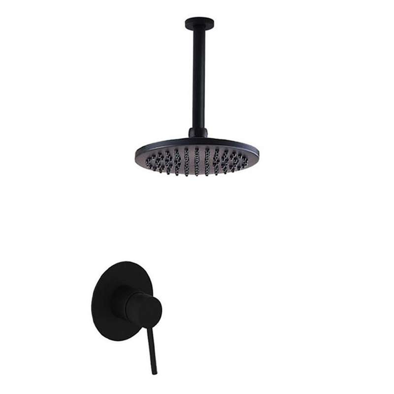 Trendy Taps Shower Head and Mixer Blackened Brass