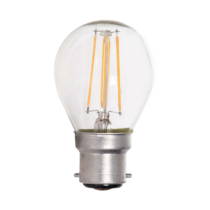Bright Star LED Golf Ball Bulb B22 4.5W 400lm 2700K - Clear