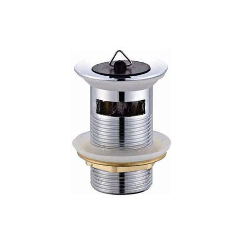 GIO Slotted Basin Waste 32mm with Plug - Chrome