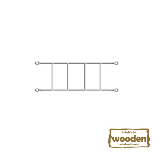 Xpanda Brick Burglar Bars - 950mm x 160mm White