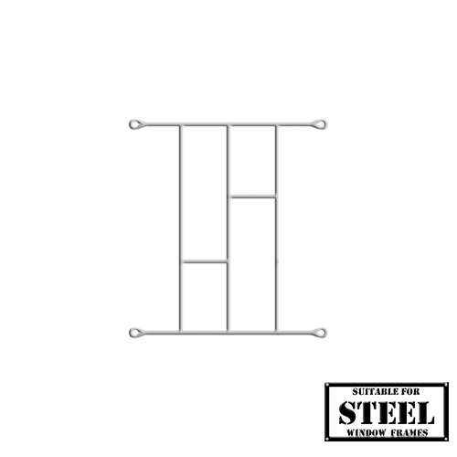 Xpanda Brick Burglar Bars - 460mm x 410mm White