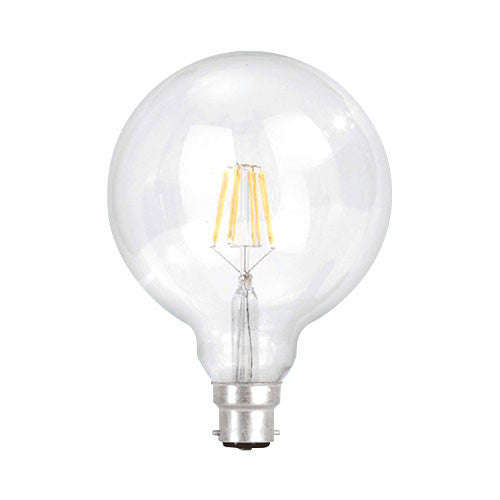 Bright Star LED Filament Bulb G125 B22 9W 950lm Cool White