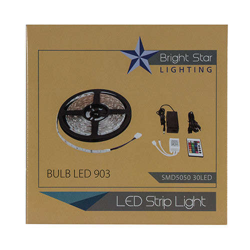 Bright Star LED Flexible Silicon Gel Strip Light 36W RGB - 5m