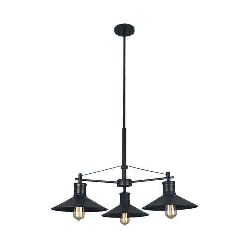 Bright Star Classic Black Metal Chandelier