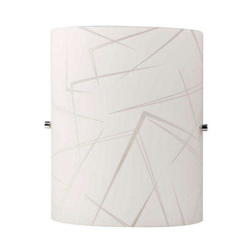 Bright Star Corner Patterned Glass Wall Light