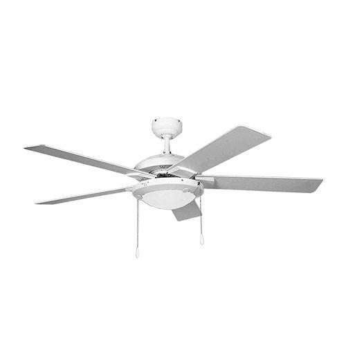 Bright Star 5 Blade Ceiling Fan with Lights 1320mm - White