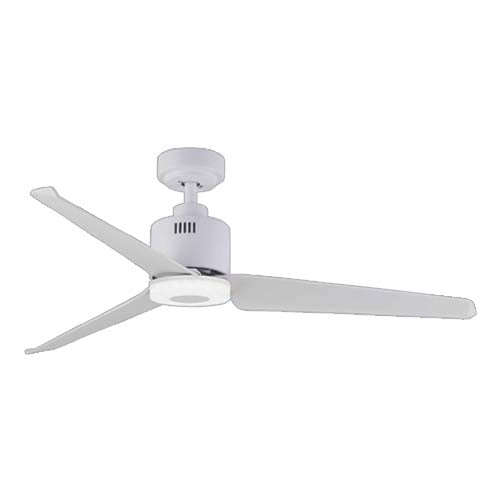 Bright Star 3 Blade Ceiling Fan with LED Light and Remote 1320mm - White