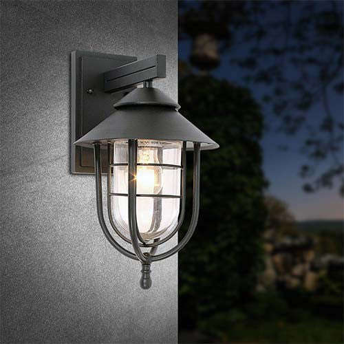 Bright Star Aluminium Outdoor Wall Light