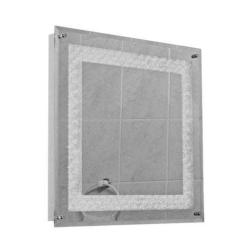 Bright Star Polished Chrome & Crystal Bathroom Mirror