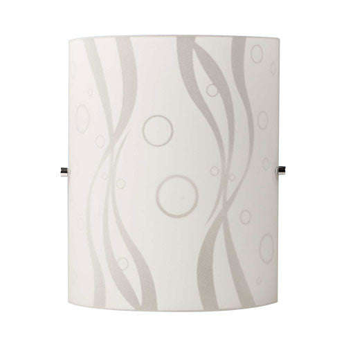 Bright Star Sea Patterned Glass Wall Light