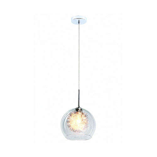 Bright Star Supernova Pendant with Clear Glass